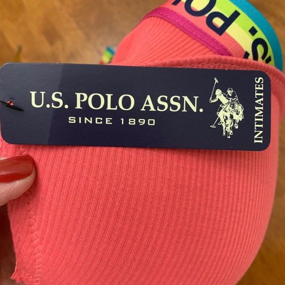 NWT U. S. Polo Assn. in Coral 36D - Picture 6 of 6